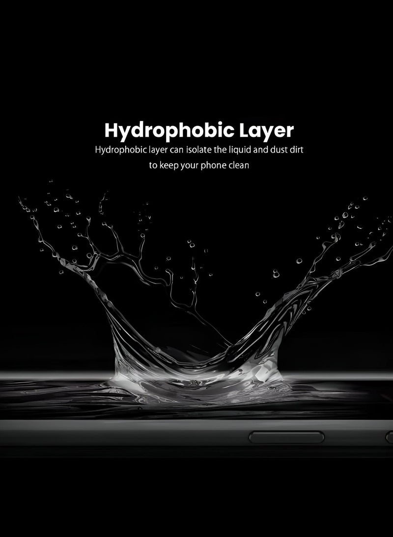 دبليو تيك واقي شاشة زجاجي مقسّى عالي الوضوح لسلسلة سامسونج جالاكسي A57 / A37 5G 2026 فئة Premium E2E Series 10D (MSGECN) - شفاف / أسود - Image 5